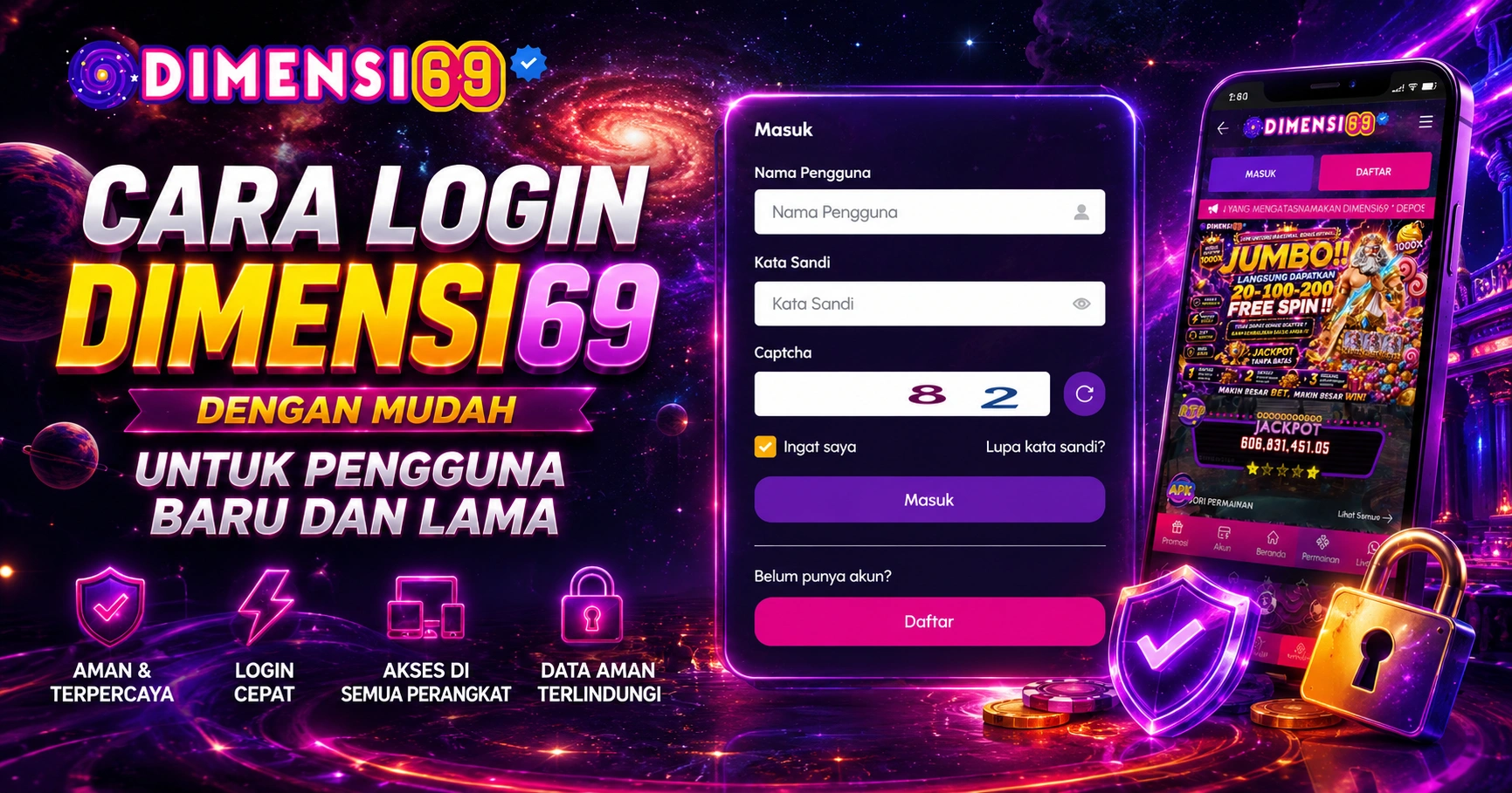 Cara Login DIMENSI69 dengan Mudah untuk Pengguna Baru dan Lama